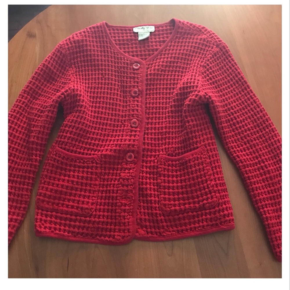 So soft 109% cotton blazer/sweater. New condition.